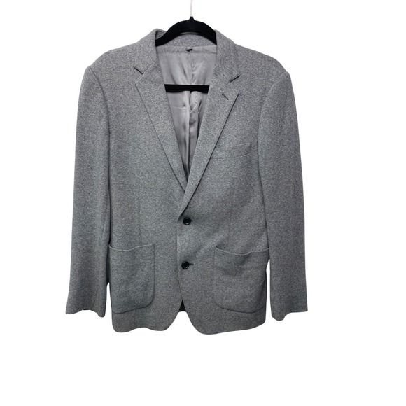 Bonobos Jetsetter 36R Slim Fit Grey Cotton Sport Blazer Lanificio Fortex Italy